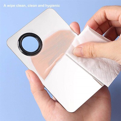 Makeup Palette Cosmetic Plate Blending Mixing Tray with Spat