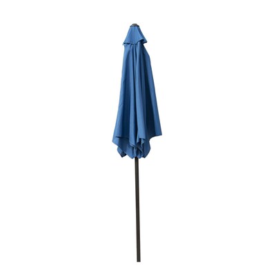 Blue 9Ft Outdoor Patio Umbrella Table Pool Umbrella Yard Bea