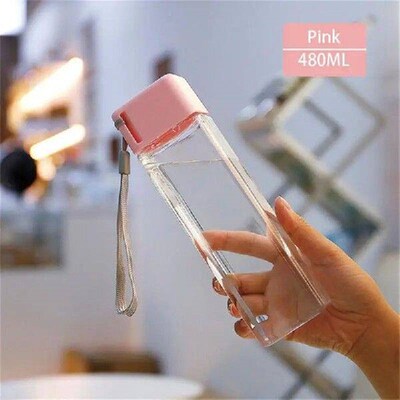 Plastic Juice Bottle Transparent Coarse Cereals Storage