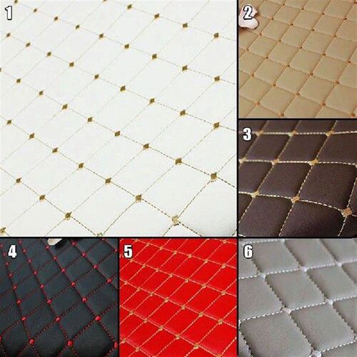 140*100cm Thick PU Leather Fabric Artificial Synthetic