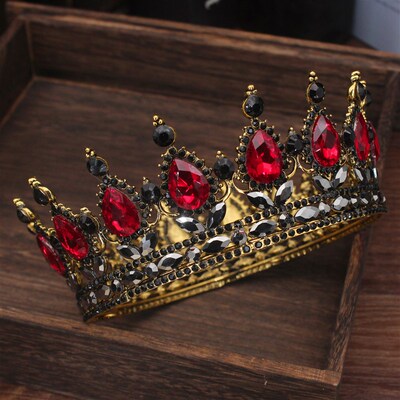 Vintage Crystal Tiaras and Crowns Queen King Pageant Baroque