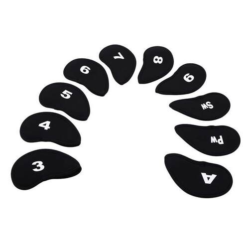 10 Pcs Geolf Club Head Covers Iron Putter Head Cover Putter
