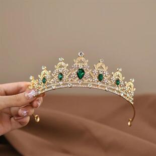 Childrens Princess Crown Crystal Tiara Girls Hair Accessori