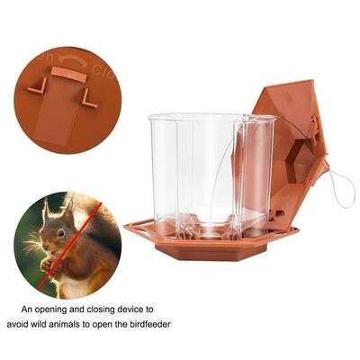 Automatic Bird Feeder Hanging Food Feeding Tool Gazebo?Outd