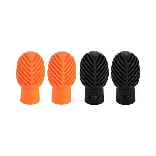 2Pcs Silicone Drumstick Practice Tips Silent Mute Drum