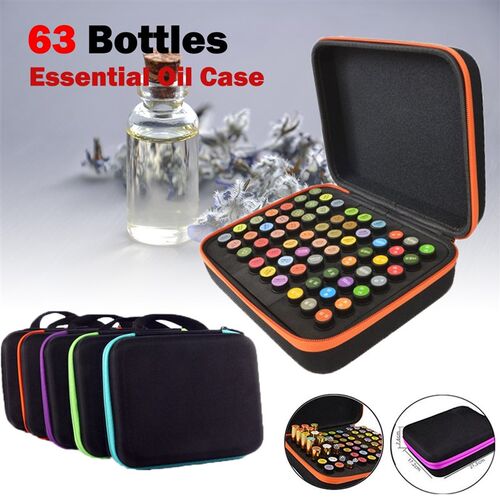 63 Bottles Essential Oil Carry Case for 1ml -3ml Essence Oil