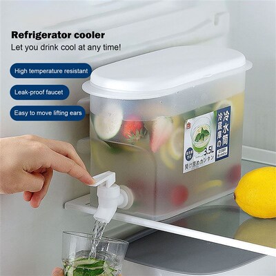 Drink Dispenser with Spigot 3.5L Water Container Large Bever