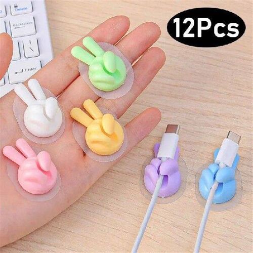 Multifunctional Cable Organizer Clip Holder PVC Thumb Hooks
