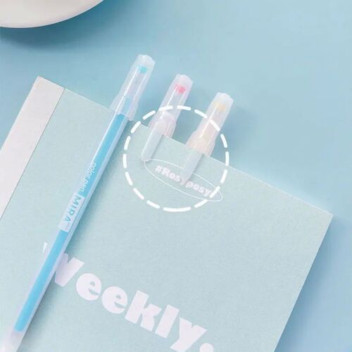 12PCS/Box Color Gel Pen Set Kawaii 0.5mm Ballpoint Pens Scho
