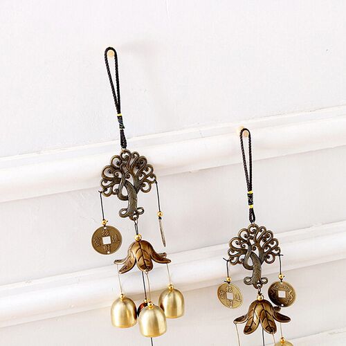 Lucky Tree Wind Chime Copper Garden Outdoor Decoration跨境专