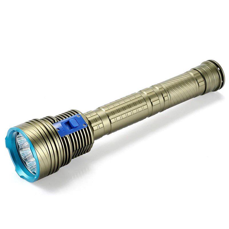 Scuba Flashlight Professional Underwater Diving IPX68 Waterp
