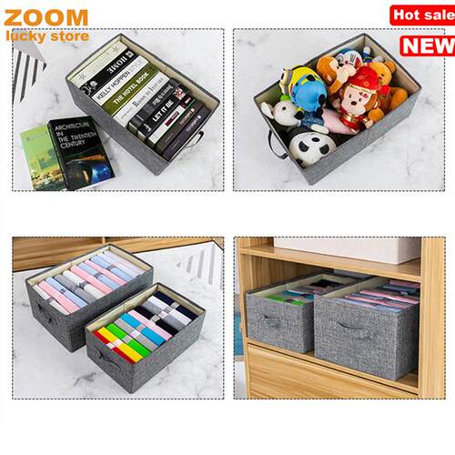 Collapsible Fabric Storage Cube Bins Organizer with Handles