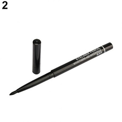 1PC Black Brown Natural Eye Liner Make Up Eyeliner Pencil Wa