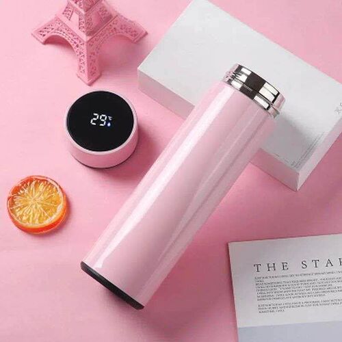 500ML Creative Smart LED Bottle Temperature Display Vacuum F