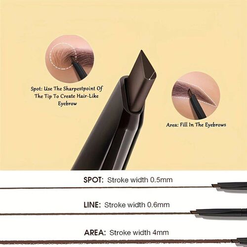 Waterproof Matte Eyebrow Pen Makeup Double Head Lasting Brow