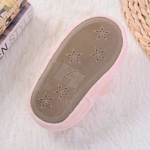 Winter Adorable Baby Slippers Kids Boy Girl Non-slip Shoes C
