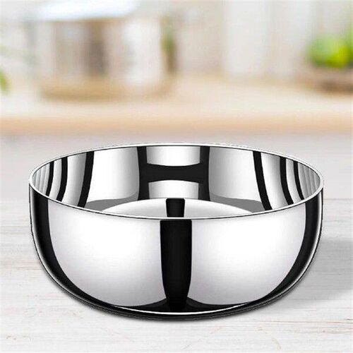 Stainless Steel Deep Mixing Bowl Salad Bowl Household Round