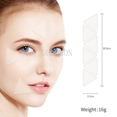 3/4pc Anti Wrinkle Nasolabial Pad Reusable Silicone Around L