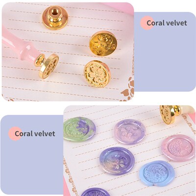 Wax Seal Set Stamps Gift Box Sealing Wax Creative Starry
