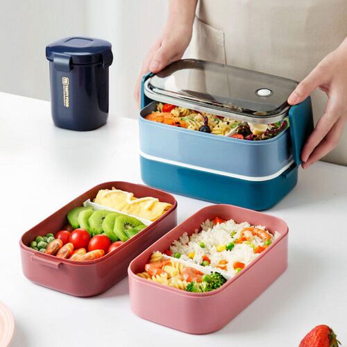 Japanese style Multi-layer lunch box food container storage