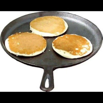 Iron Skillet Non-stick Cast Frying Pan Cooking Pot Kitchen