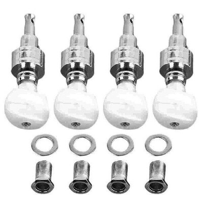 4 Pcs Banjo String Parts Tuner Buttons Musical Instrument
