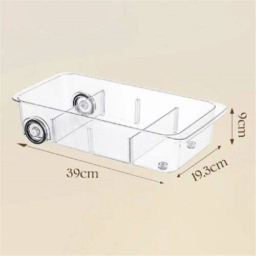 Refrigerator Storage Box Adjustable Divider Fridge