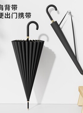 德国20新款2骨长柄雨伞男士自动加大人抗风暴雨专用女伞