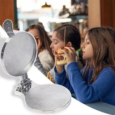 Burger Press Meat Beef Veggie Hamburger Maker with Non-Slip