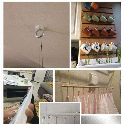 20 Pieces Stainless Steel Eye Screws Outdoor String Light