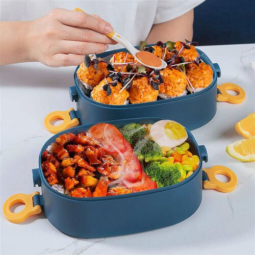 2000ML Lunch Box Portable 3 Layer Children Student Bento Box