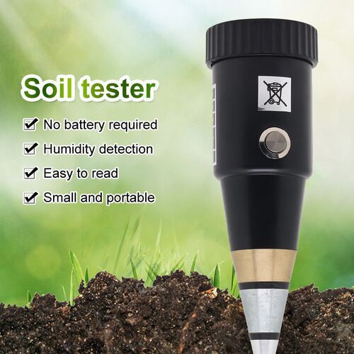Soil Moisture PH Meter Acidity Humidity Tester Metal Sensor