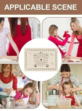 70*50cm Silicone Pad Baking Mat Sheet Kneading Dough Mat For