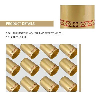 100 Pcs Red Cap Bottle Cover Bar Sealed Opener Electric