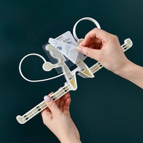 No-punch Coat Rack Storage Balcony Drying Rack Clip Hook