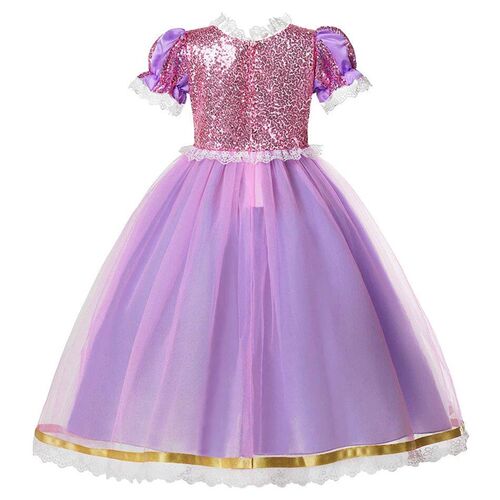 Princess Rapunzel for Girls Costume Movie Tangled Kids Cospl