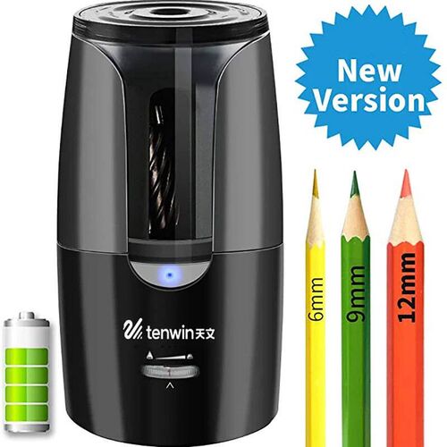Tenwin Automatic Electric Pencil Sharpener For Colored Penci
