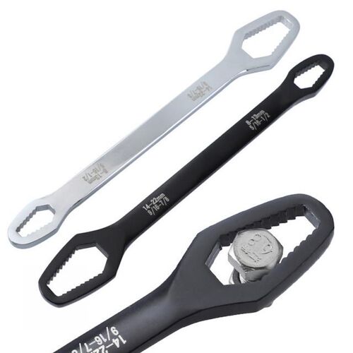 8-22mm Ratchet Wrench Spanner Double-Head Key Set Screw Nuts