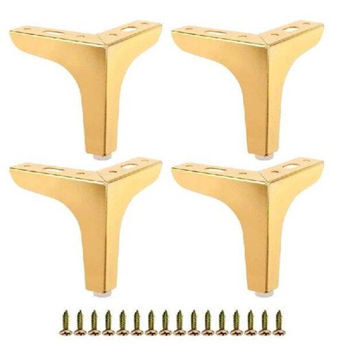 4 Pcs Table Feet Iron Furniture Legs Strong Load-bearing