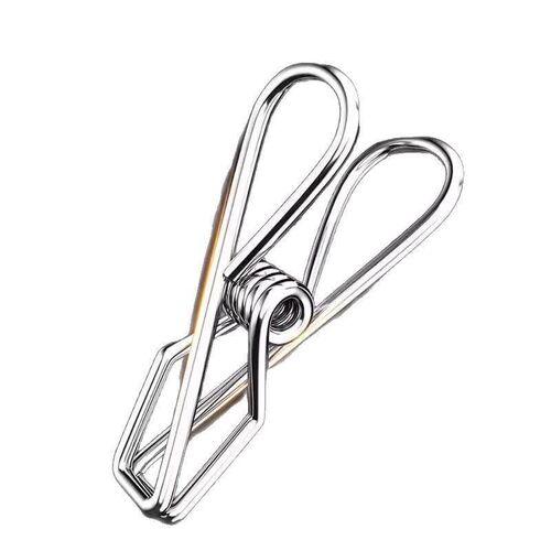 Stainless Steel Solid Clothespins for Drying Clothes, Towels