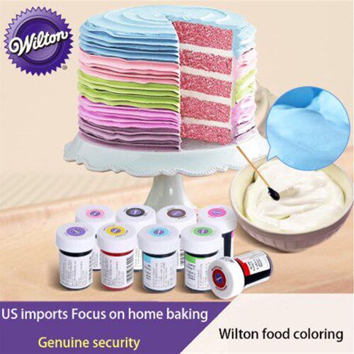 1 bottle America Wilton Food Coloring Icing Colors, Gel-base