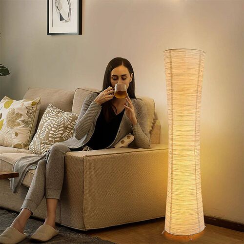 Three-color paper lampshade Led adjustable light timing floo