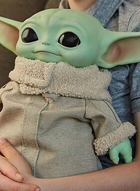 28cm Baby Yoda Action Figure Toy Action Figure Plush Yoda Ma