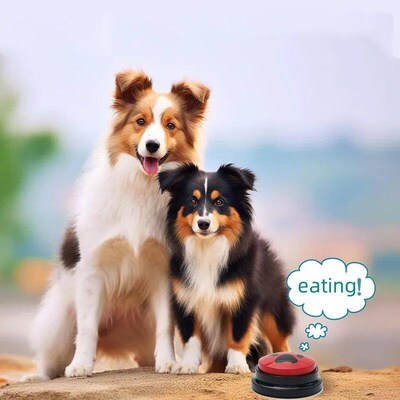 Pet Communication Button Dog Toys Recordable Pet Speaking Tr