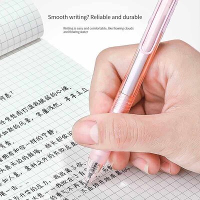 6PCS/set Kawaii pink Gel Pen 0.5mm Creative Cute Neutral Bla