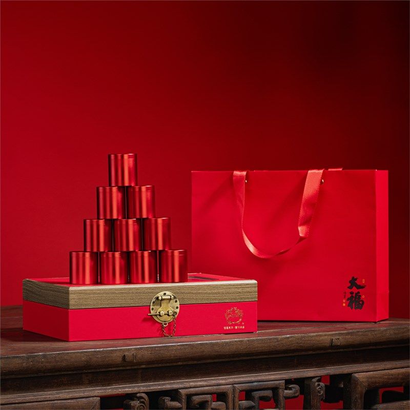 义统茶叶包装盒小罐茶木盒红色散茶寿眉红茶密封木箱空盒子大福,包装,茶叶包装,淘宝优惠券,粉丝福利购,淘宝优惠卷
