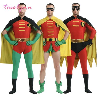 Tim Drake Red Robin Damian Wayne Cosplay Costume Party