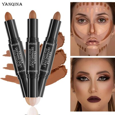 Contour  Duo, Double-Ended Highlight and Shadow Cream, Water