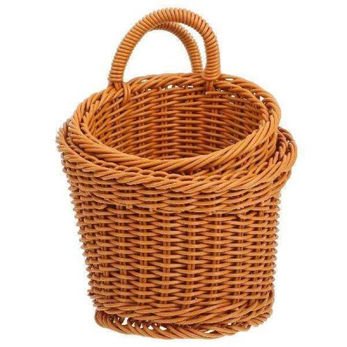 2 Pcs Basket Hand Woven Onion Potato Ginger Garlic Storage