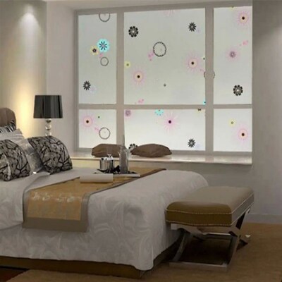 Waterproof Frosted Opaque Window Film Cover Window Privacy P